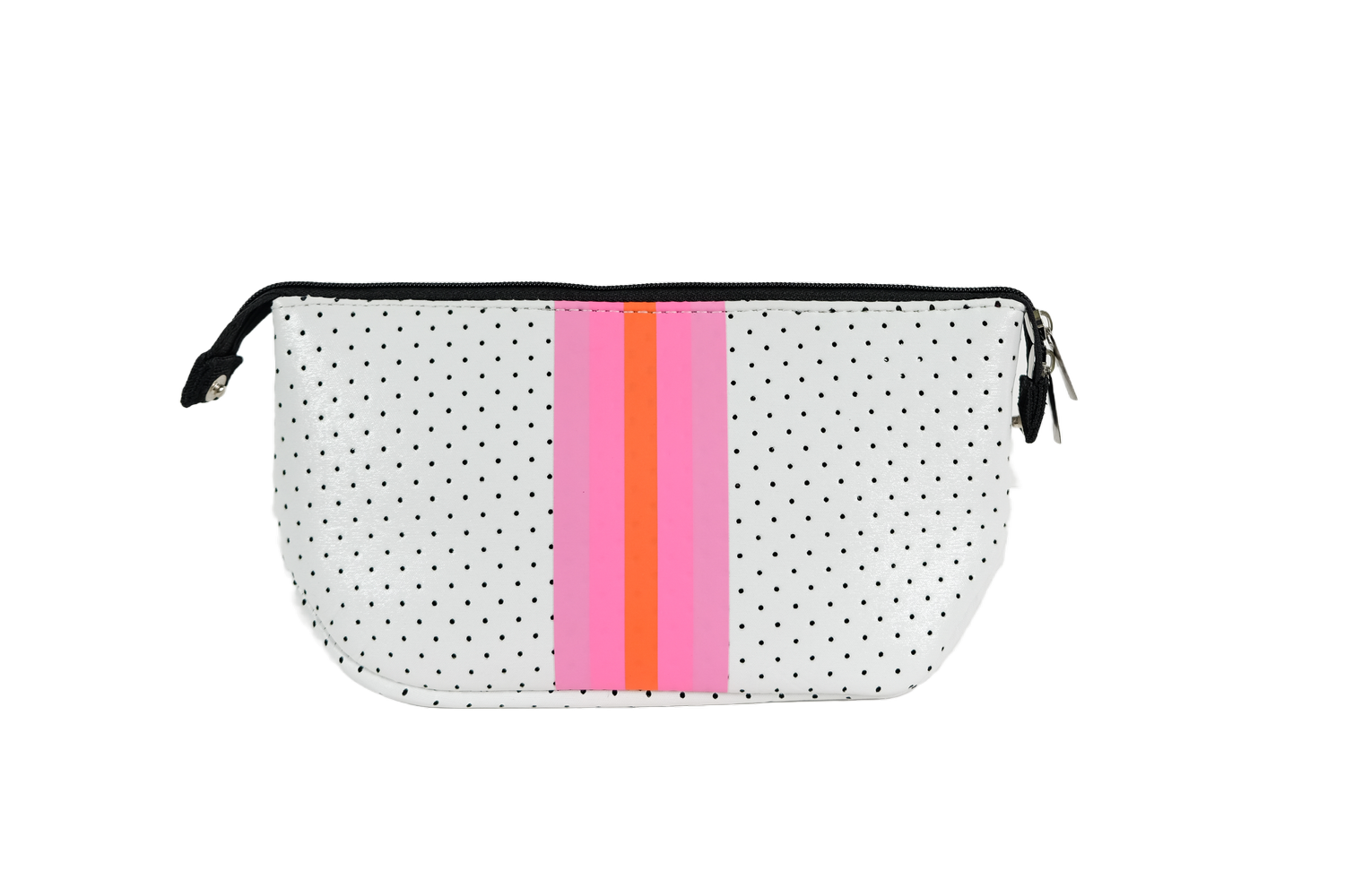 White and Pink Stripe Cosmetic Bag — Parker & Hyde